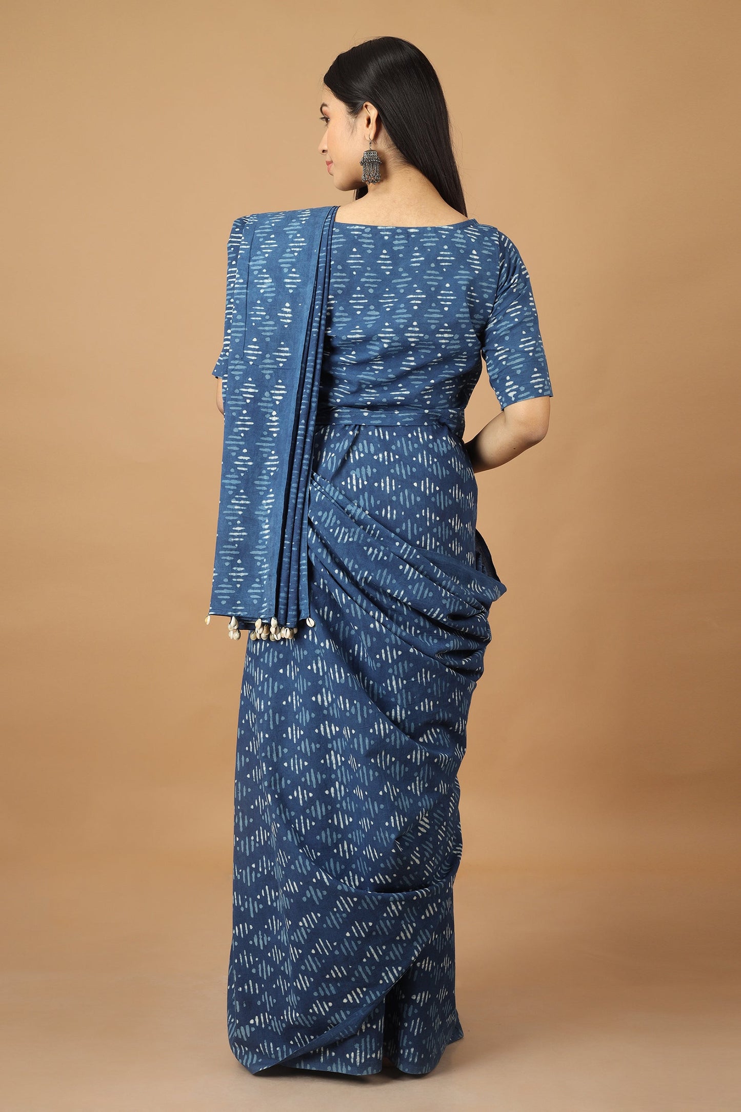 Tryasra Dabu Indigo Co-Ordinated Set