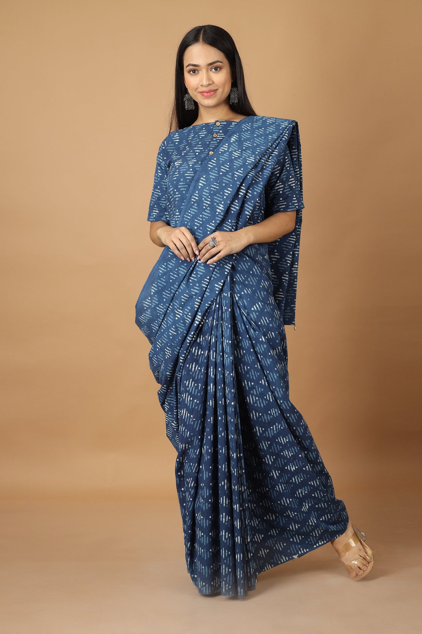 Tryasra Dabu Indigo Co-Ordinated Set