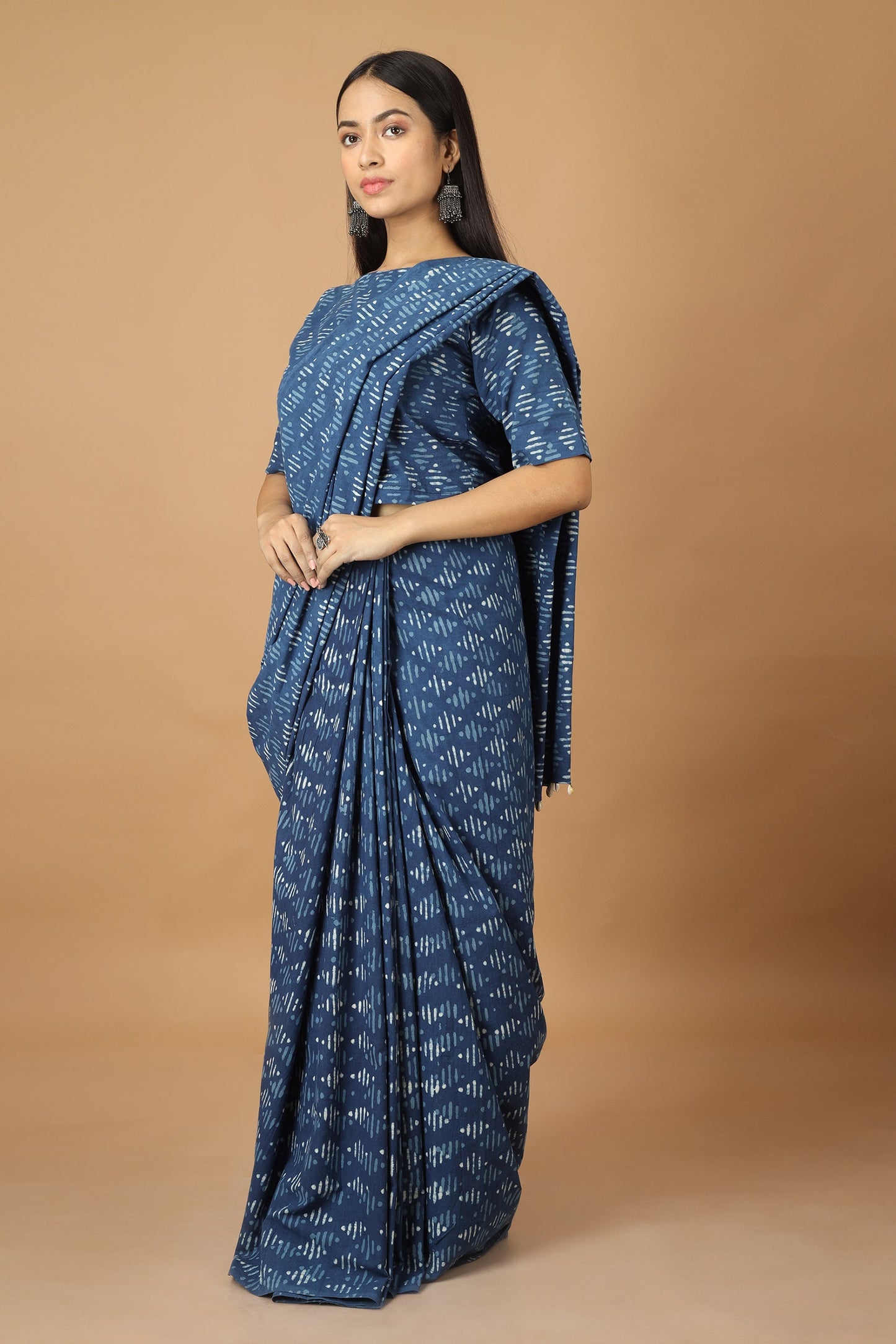 Tryasra Dabu Indigo Co-Ordinated Set