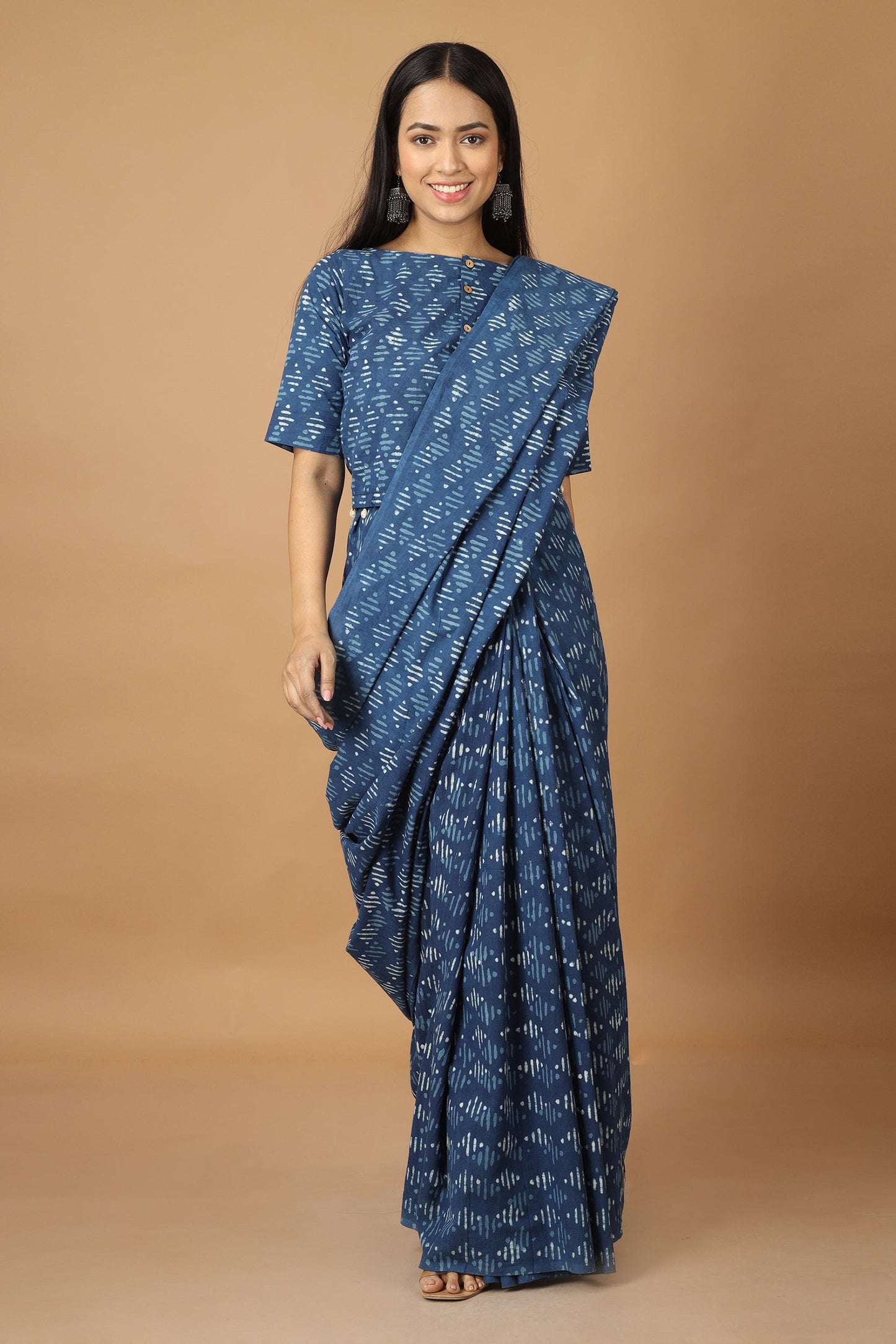 Tryasra Dabu Indigo Co-Ordinated Set