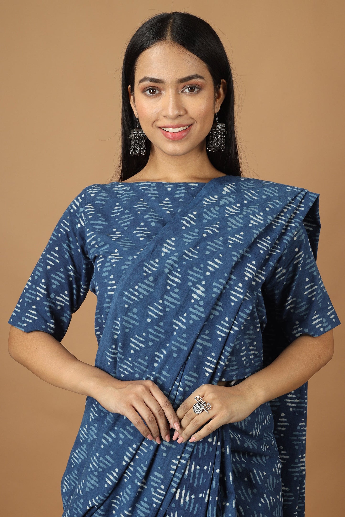 Tryasra Dabu Indigo Co-Ordinated Set