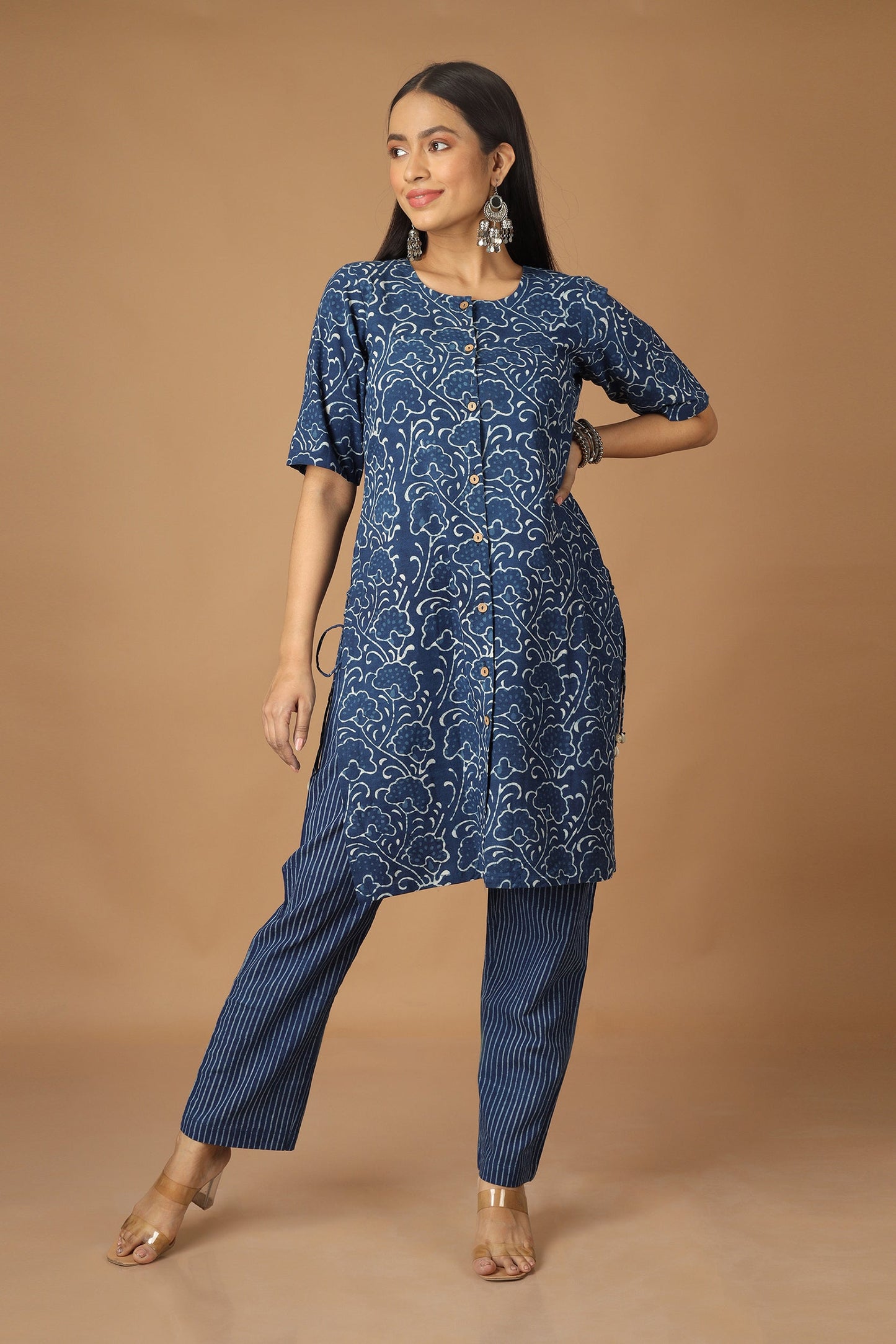 Barekh Dabu Indigo Co-Ordinated Set