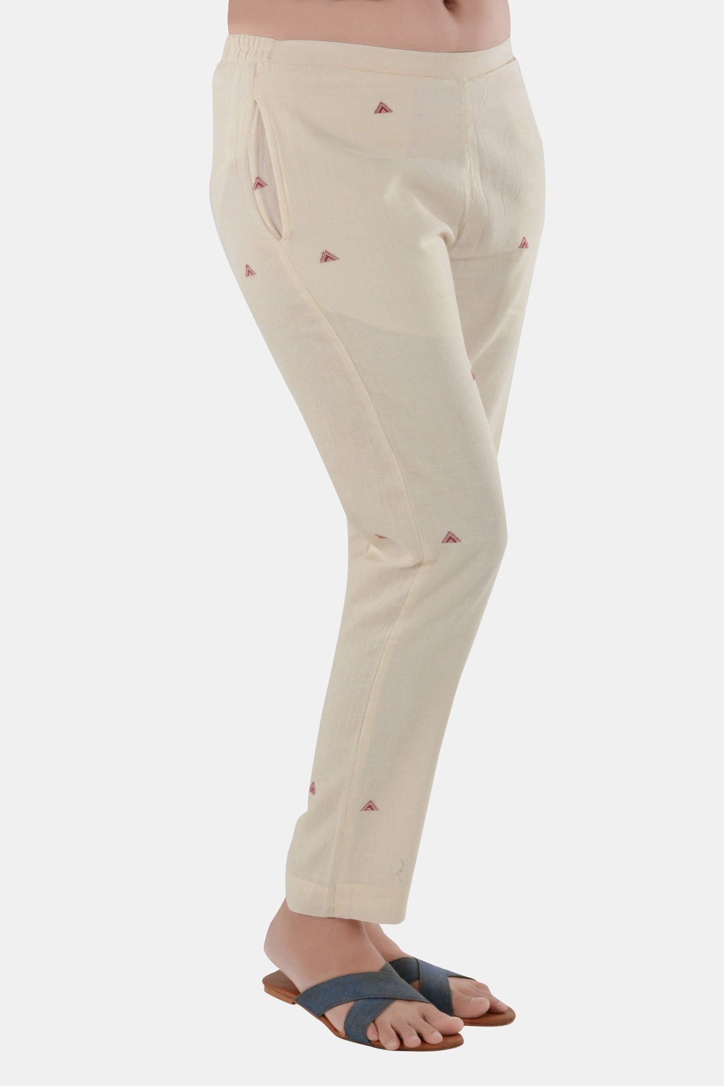 Maaya White Kala Cotton Pant