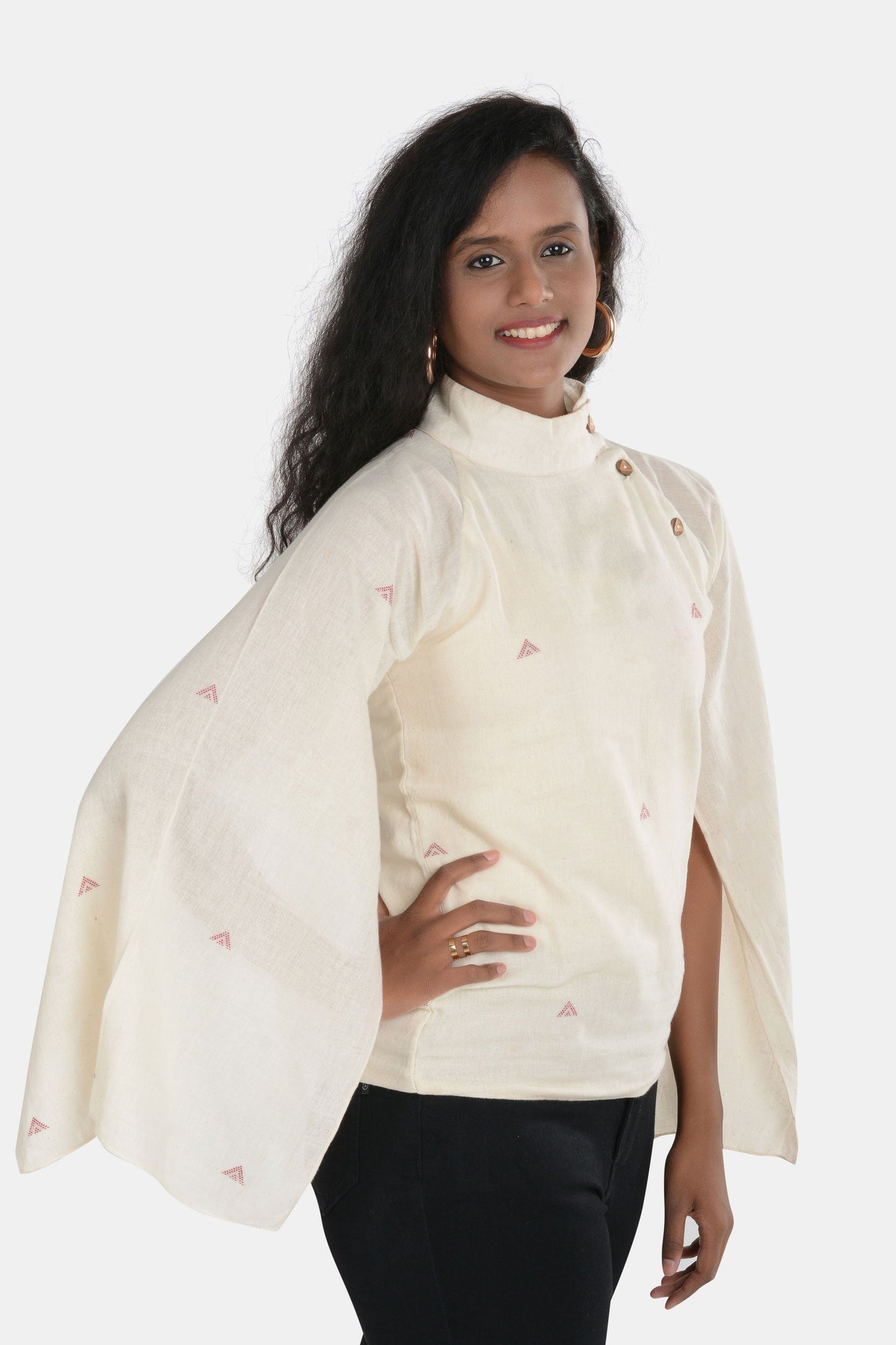 Maaya White Kala Cotton Top